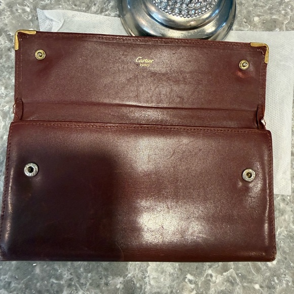 Cartier Brown Leather Wallet - Picture 3 of 8